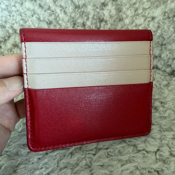 Salvatore Ferragamo Gancini City French Wallet in Lipstick Red - Picture 6 of 10